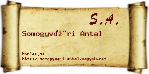 Somogyvári Antal névjegykártya